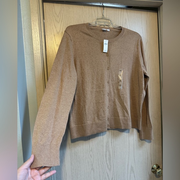 GAP Tan Cardigan size XXL NWT - Picture 2 of 6